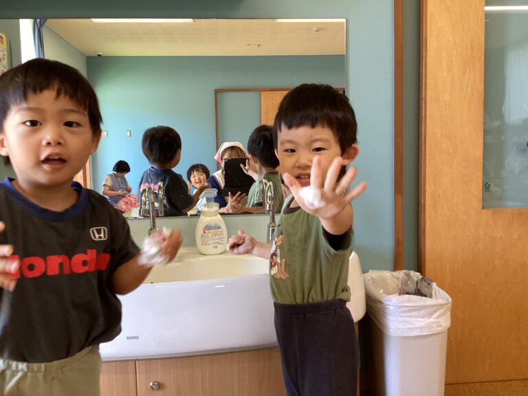 ハンドソープでハート